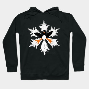 Penguin snow flake Hoodie